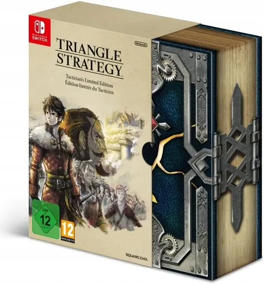Okładka gry Triangle Strategy Tactician's Limited Edition na Nintendo Switch Okładka gry Triangle Strategy Tactician's Limited Edition na Nintendo Switch