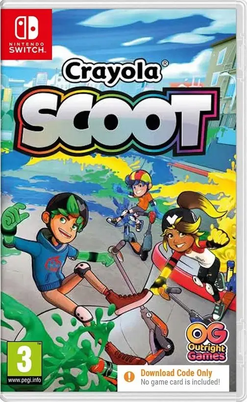 Okładka gry Crayola Scoot na Nintendo Switch Okładka gry Crayola Scoot na Nintendo Switch