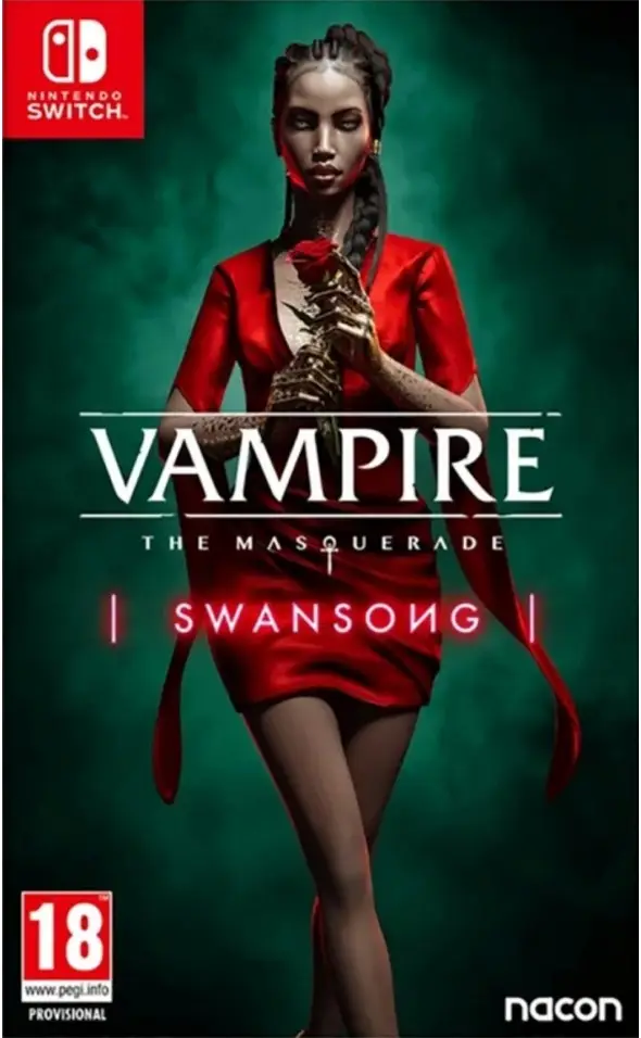 Vampire The Masquerade Swansong Nintendo Switch okładka gry