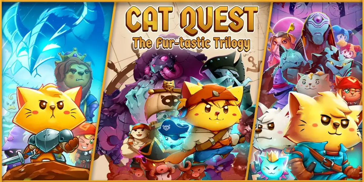 Grafika gry Cat Quest The Fur-tastic Trilogy