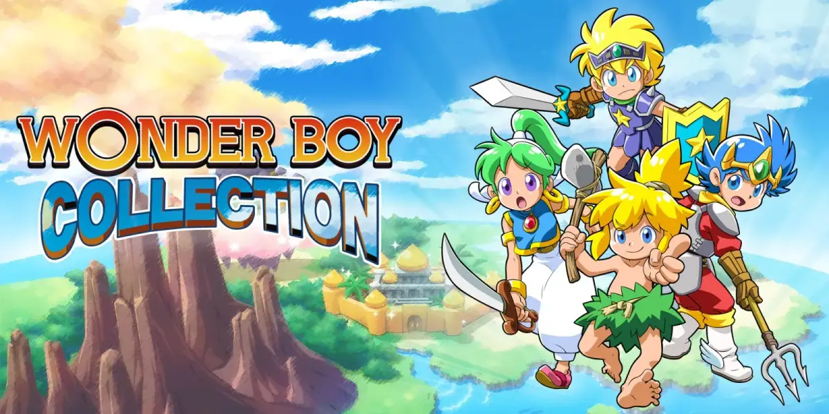 Grafika gry Wonder Boy Collection