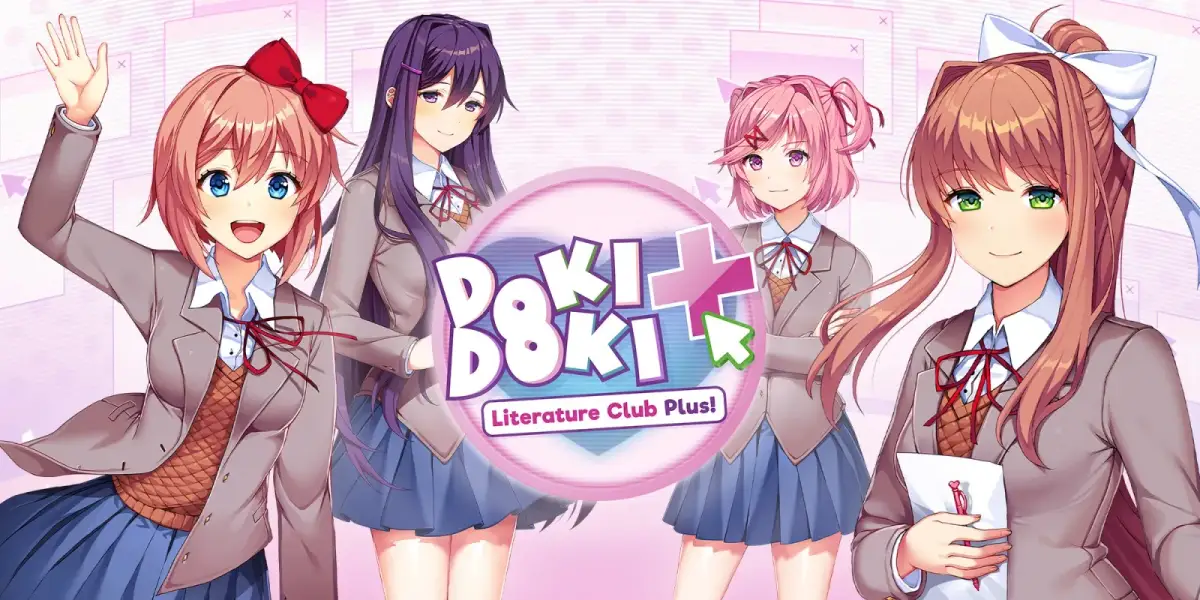 Grafika gry Doki Doki Literature Club Plus!