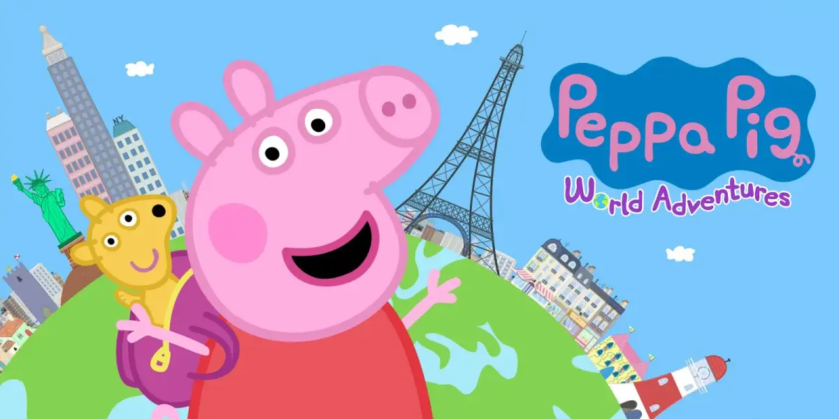 Grafika gry Świnka Peppa: Światowe Przygody