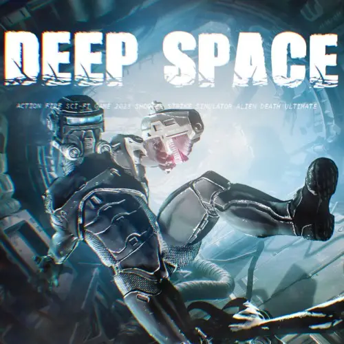 Deep Space:Action Fire Sci-Fi Game 2023 Shooter Strike Simulator Alien Death Ultimate Games Nintendo Switch okładka gry