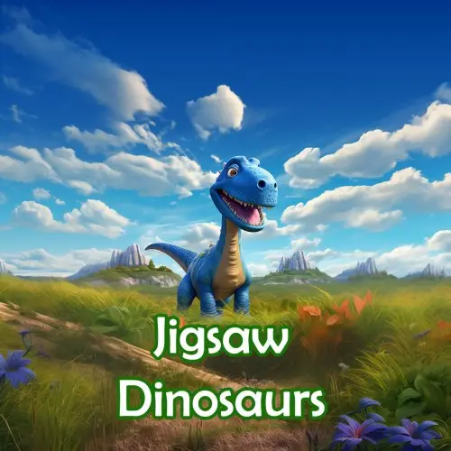 Jigsaw Dinosaurs Nintendo Switch okładka gry