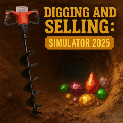 Digging And Selling: Simulator 2025 Nintendo Switch okładka gry