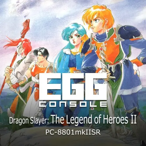 EGGCONSOLE Dragon Slayer: The Legend of Heroes II PC-8801mkIISR Nintendo Switch okładka gry