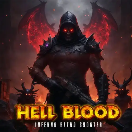HELL BLOOD: INFERNO RETRO SHOOTER Nintendo Switch okładka gry