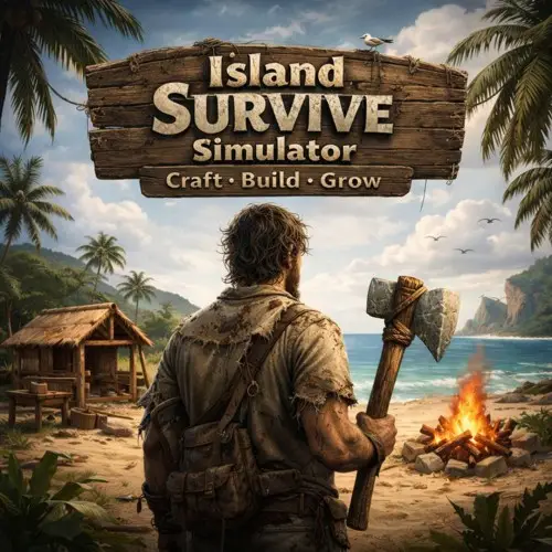 Island Survive Simulator - Craft, Build, Grow Nintendo Switch okładka gry