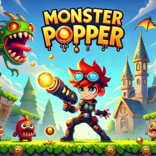 Monster Popper Nintendo Switch okładka gry