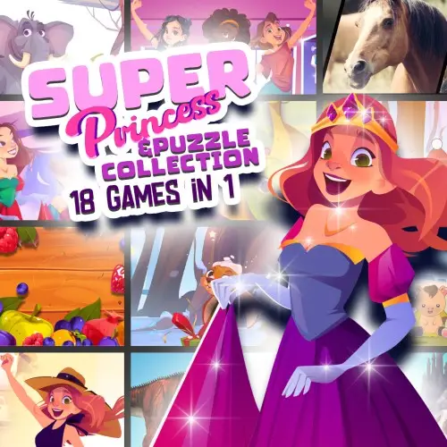 Super Princess & Puzzle Collection: 18 Games in 1 Nintendo Switch okładka gry
